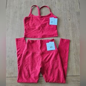 Beyond Yoga Ruby Heather Set